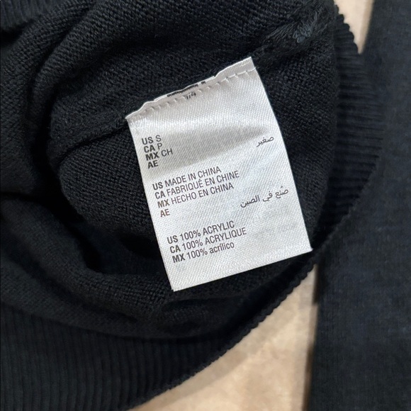 Karen Scott Acrylic Black Turtleneck Sweater - Picture 4 of 4